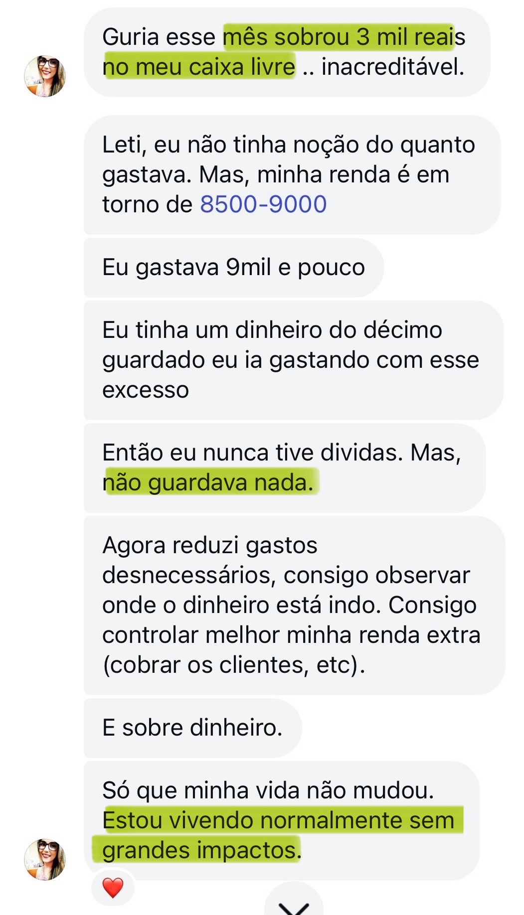 Depoimento da Eloisa sobre o Caixa Livre